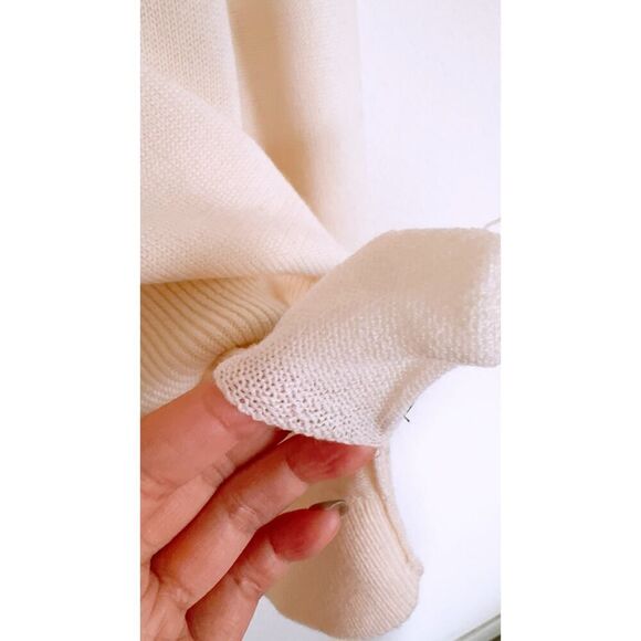 Perfect Moment Ski Sweater II in Snow White & Red Orange Rainbow XL - Picture 7 of 9